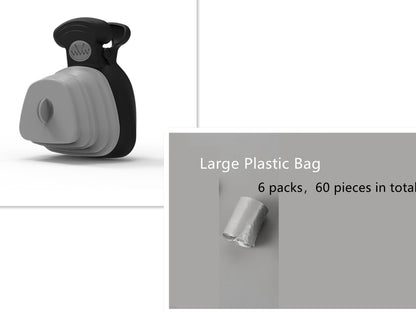 Distributeur pliable de sacs à crottes pour chiens