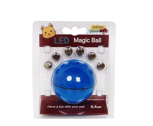 Balle LED laser électronique pour chats en action