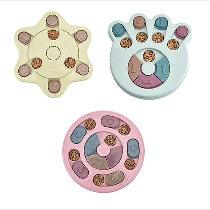 Jouet puzzle interactif pour chien, idéal pour les repas lents.