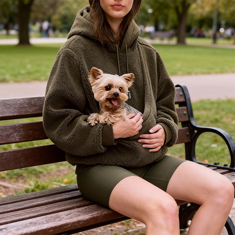 Sweat à Capuche pour Animaux, Sac de Transport Pratique
