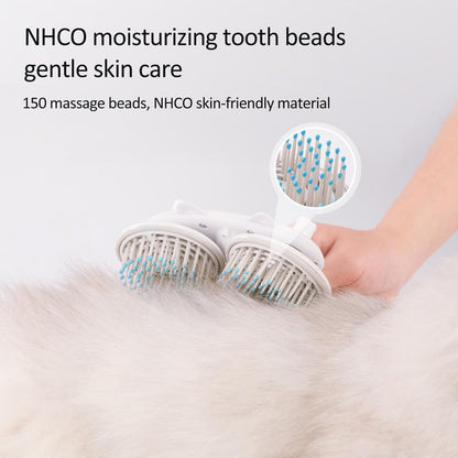 Brosse de toilettage double tête pour chats et chiens