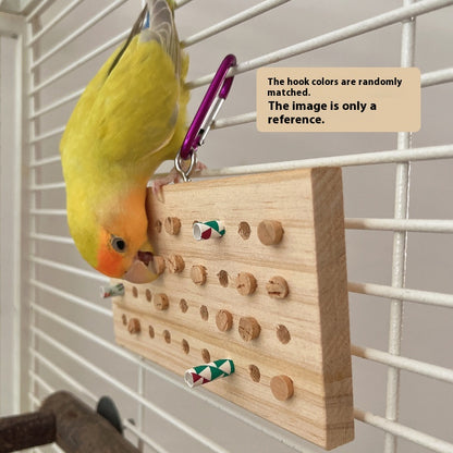 Jouet en Bois pour Perroquet - Clavier - Papapattes