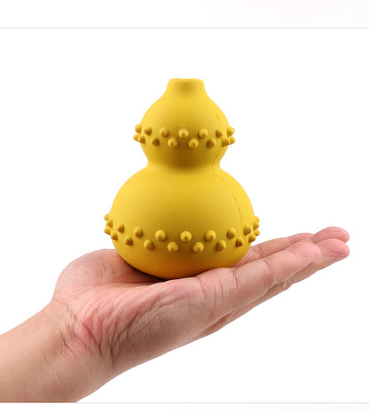 Jouet interactif en caoutchouc naturel pour stimuler les chiens.