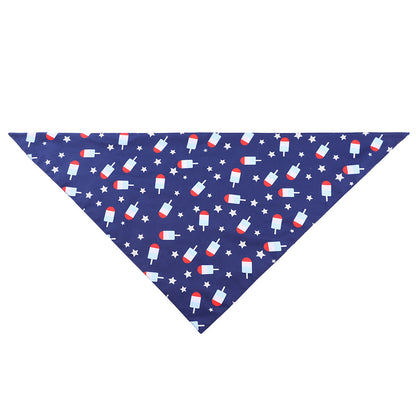 Écharpe anti-bave design drapeau américain - Papapattes