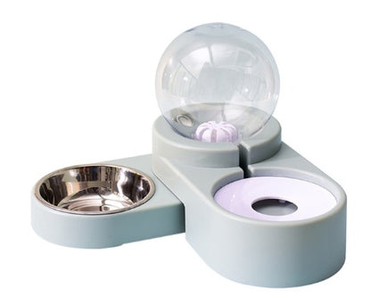 Gamelle automatique en acier inoxydable pour chien