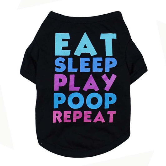 T-shirt confortable pour chiens et chats, idéal pour l'été.