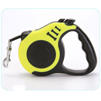 Laisse télescopique automatique pour donner plus de liberté aux chiens.