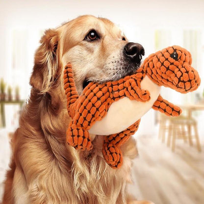 Jouet interactif dinosaure pour divertir les chiens