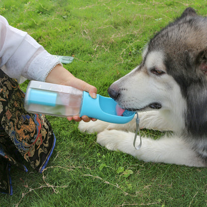 Bouteille d'eau multifonction pour chiens et chats, pratique pour les voyages.