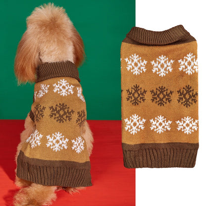 Pull de Noël Gris et Marron pour Chien - Papapattes