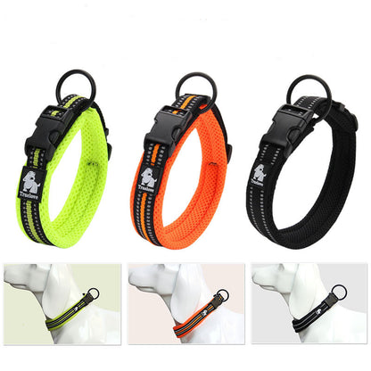 Collier anti-étranglement pour chien, sécurité renforcée et confort absolu.