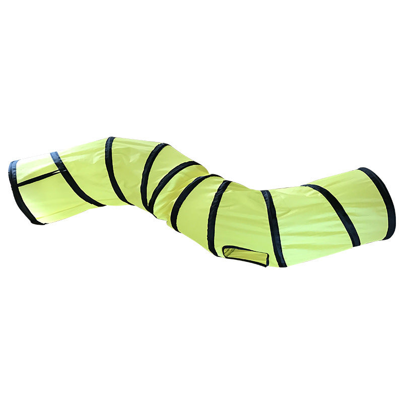 Tunnel pliable amusant pour chats - Papapattes