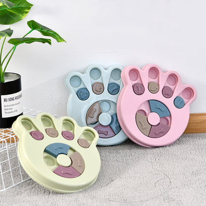 Jouet puzzle interactif pour chien, idéal pour les repas lents.