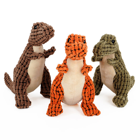 Jouet interactif dinosaure pour divertir les chiens