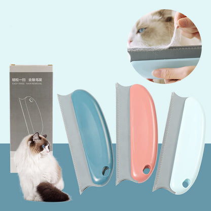 Peigne multifonction en silicone pour le toilettage des chiens et chats.