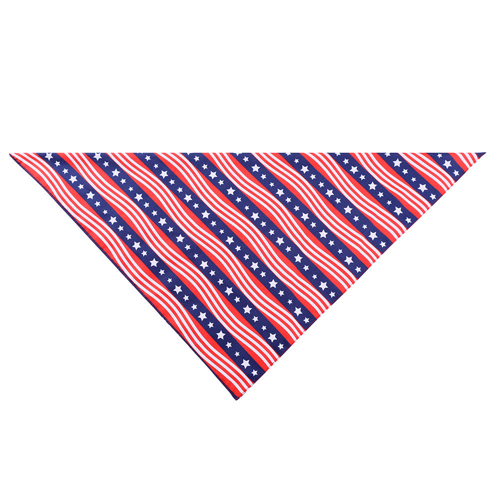 Écharpe anti-bave design drapeau américain - Papapattes