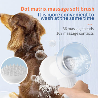 Brosse de bain automatique pour chiens et chats, pratique