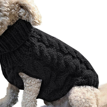 Pull d'hiver doux et chaud pour garder votre chien au chaud.