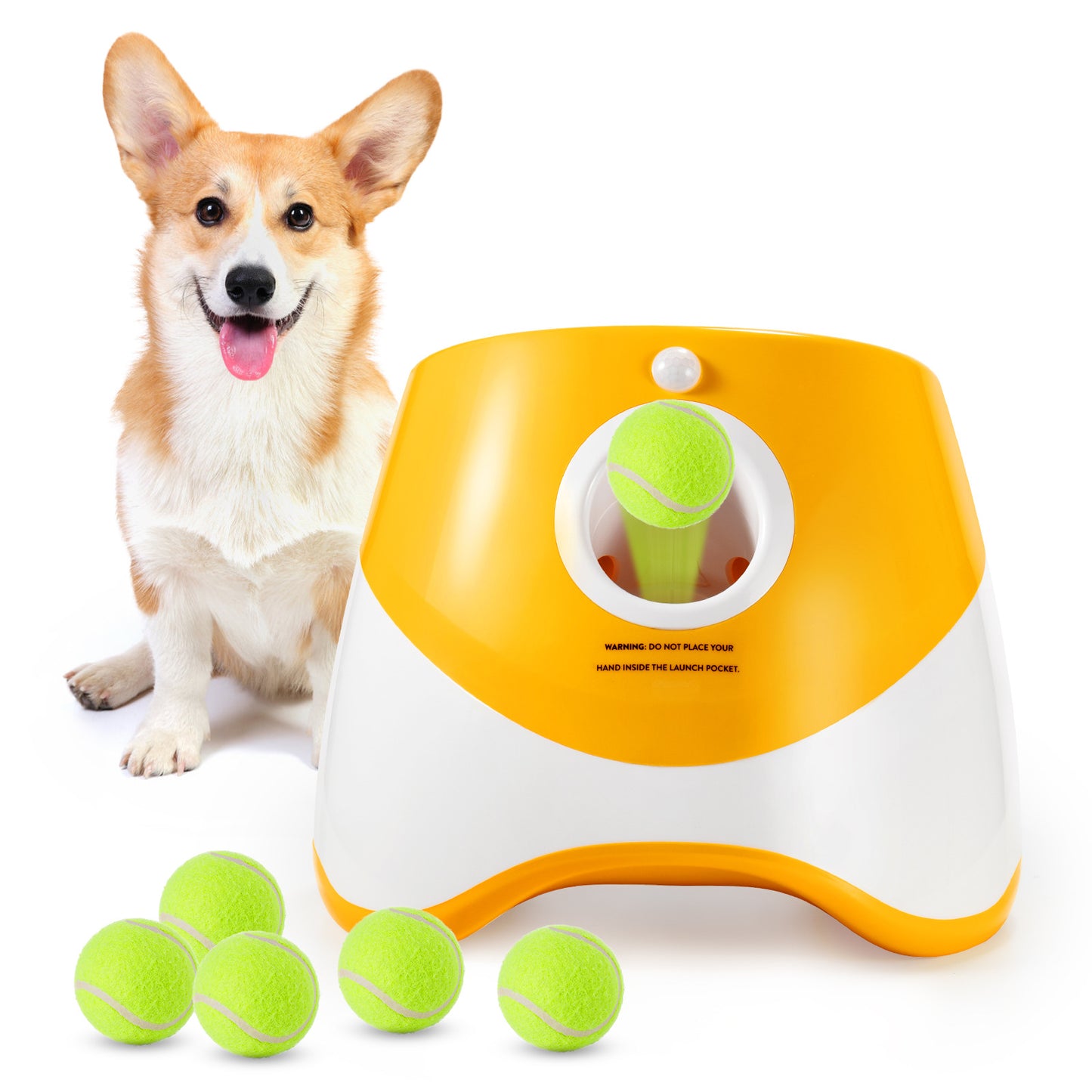 Lanceur de balle automatique pour chien interactif