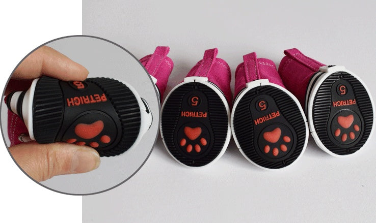 Chaussures en denim confortables pour chiens - Papapattes