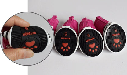 Chaussures en denim confortables pour chiens - Papapattes