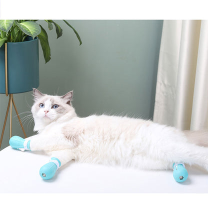 Bottes ajustables anti-rayures pour protéger les pattes de chat