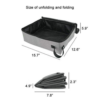 Bac à litière pliable pour chat - Confort optimal - Papapattes