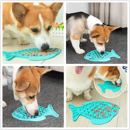 Tapis silicone Lick pour chiens, parfait pour le plaisir et le bien-être.