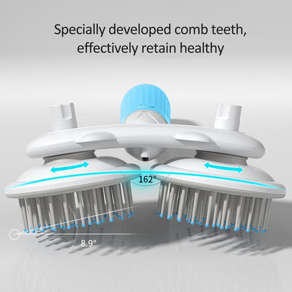 Brosse de toilettage double tête pour chats et chiens