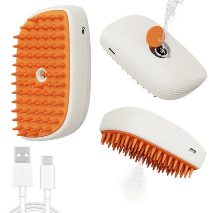 Brosse à vapeur rechargeable pour le toilettage d'animaux