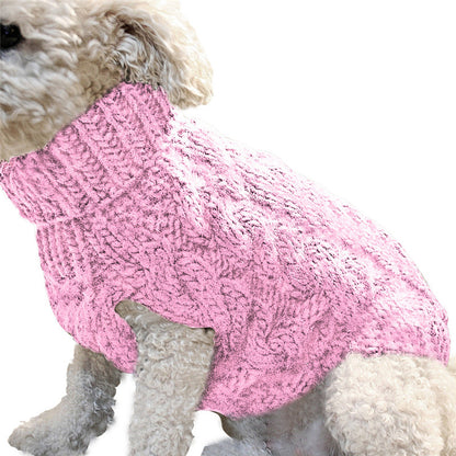 Pull d'hiver doux et chaud pour garder votre chien au chaud.