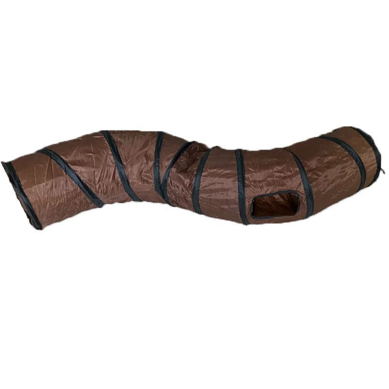 Tunnel pliable amusant pour chats - Papapattes