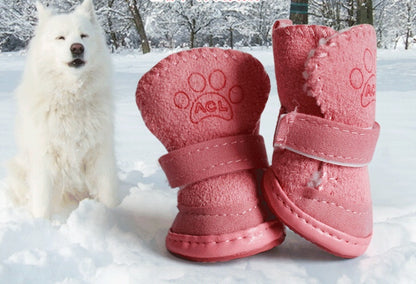 Bottes d'Hiver Velours pour Chien - Papapattes