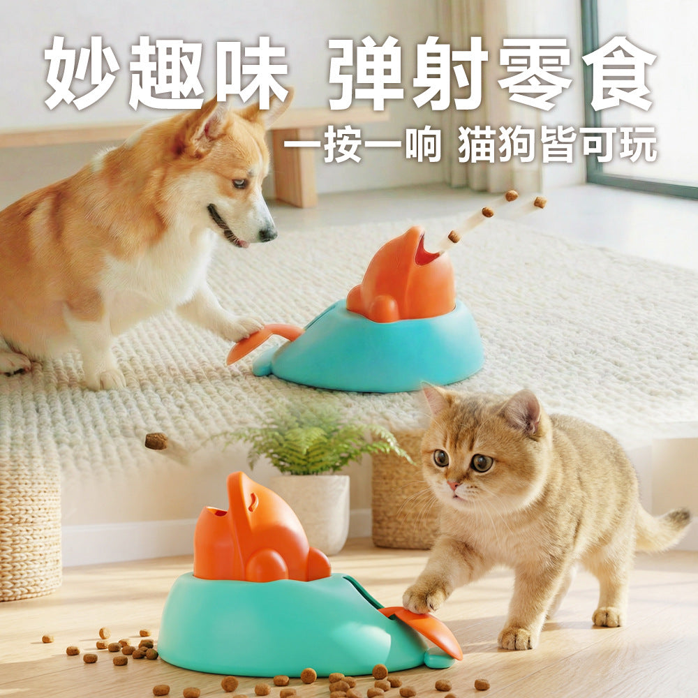 Jouet interactif pour chiens et chats, distributeur automatique