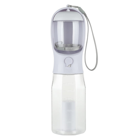 Bouteille d'eau multifonction pour chiens et chats, pratique pour les voyages.