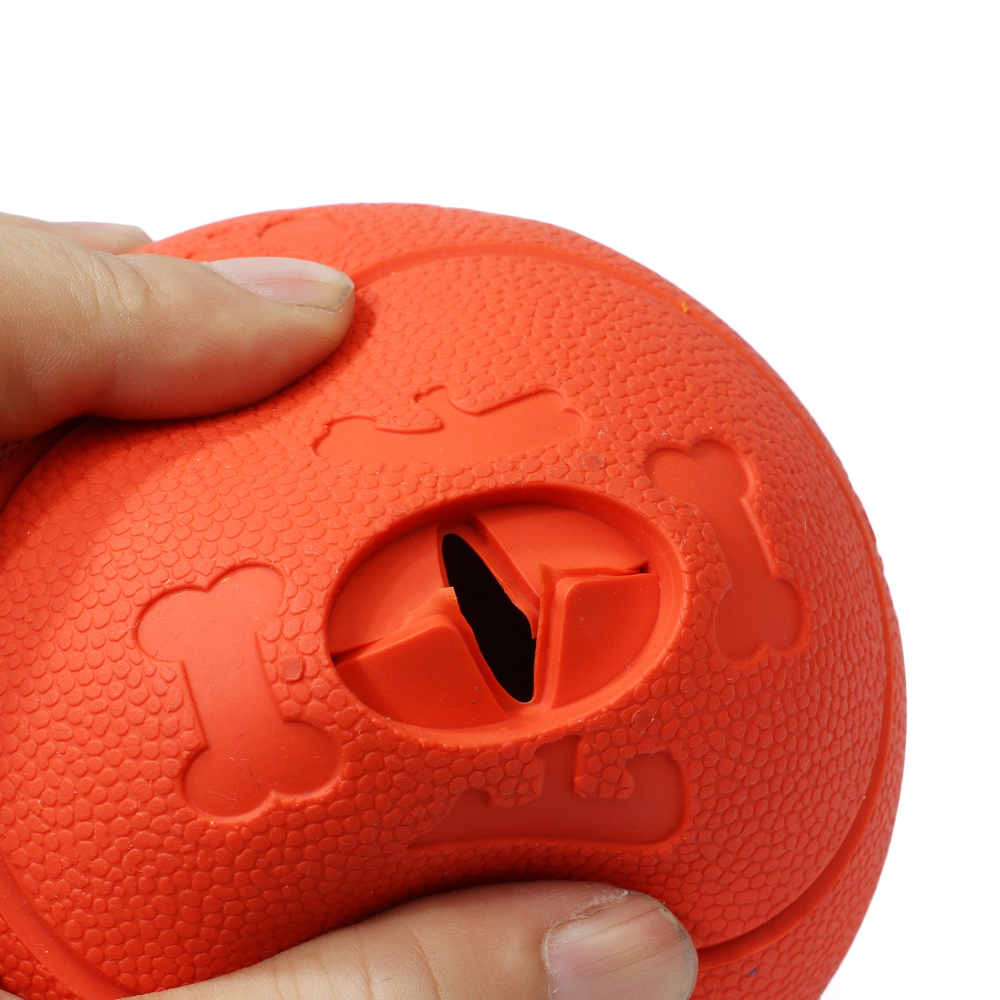 Balle distributeur de nourriture interactive pour chien - Papapattes