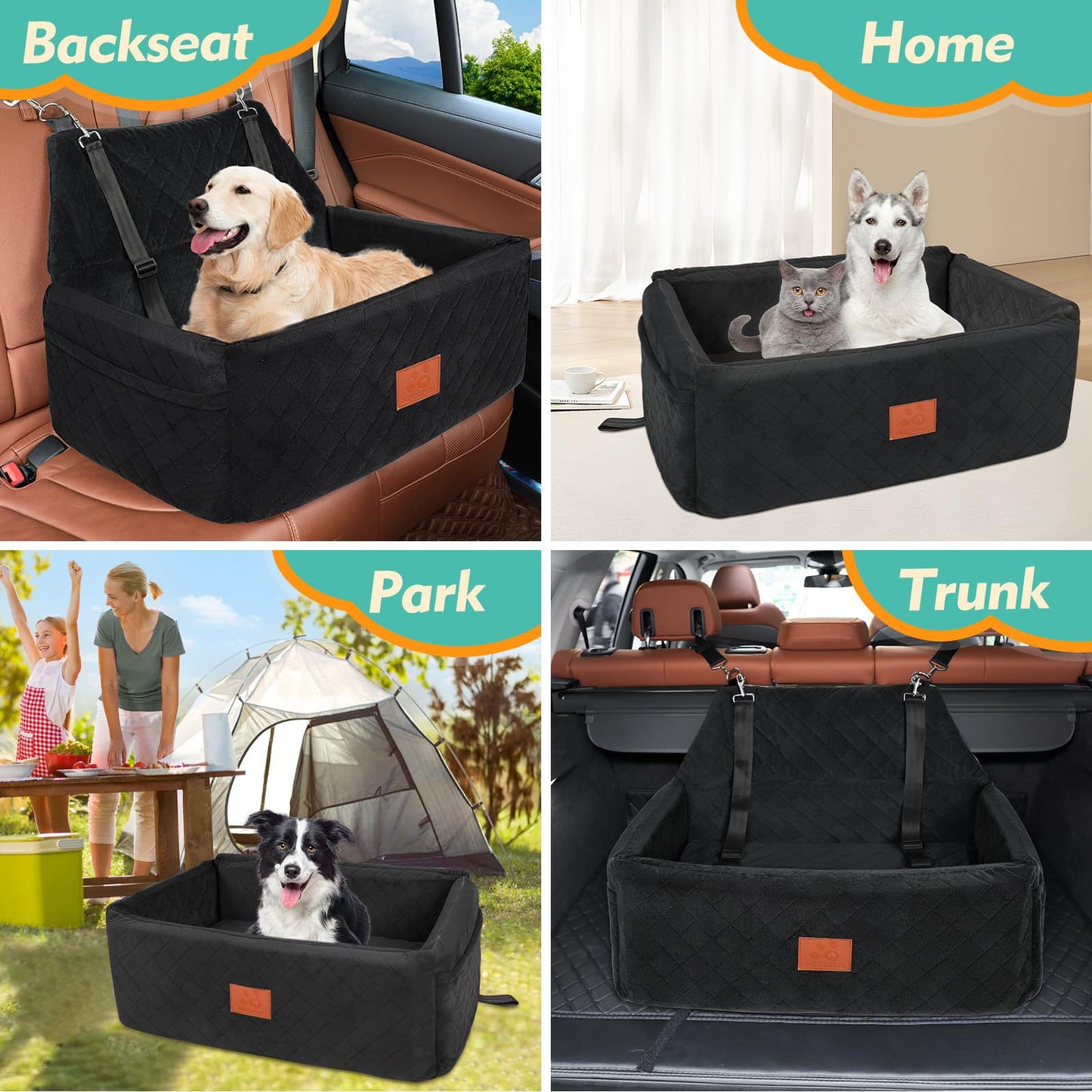 Tapis de voiture pour chien, anti-salissure et confortable