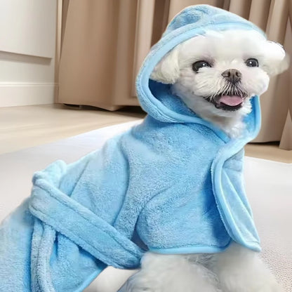 Peignoir de Bain Doux pour Chien - Papapattes
