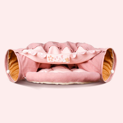 Tunnel à Litière Démontable pour Chats - Papapattes