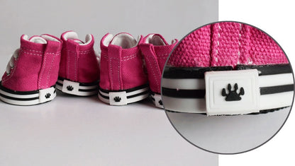 Chaussures en denim confortables pour chiens - Papapattes
