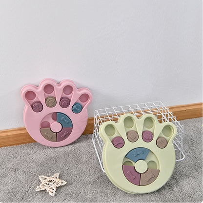 Jouet puzzle interactif pour chien, idéal pour les repas lents.