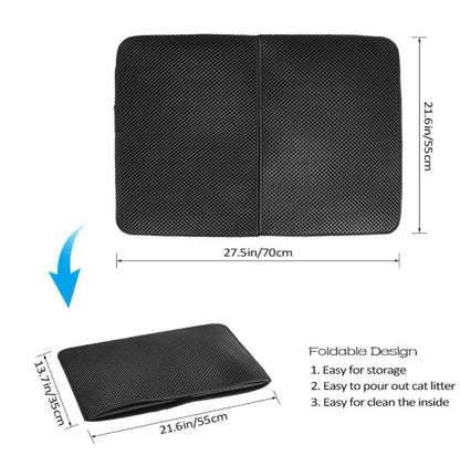Tapis de litière imperméable pour chats, facile à nettoyer