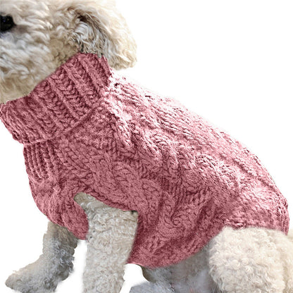 Pull d'hiver doux et chaud pour garder votre chien au chaud.
