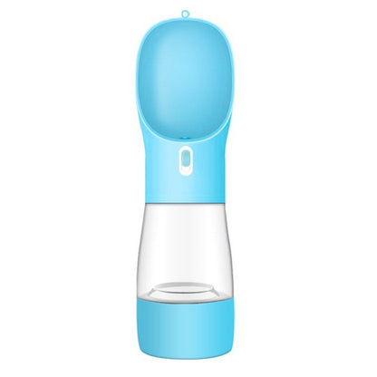 Gourde et gamelle portable pour chien, pratique pour les promenades et voyages.