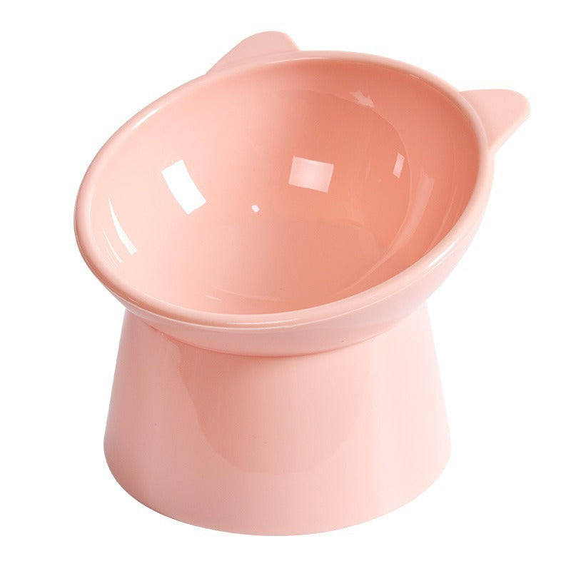 Gamelle surélevée pour chats avec protection inclinée