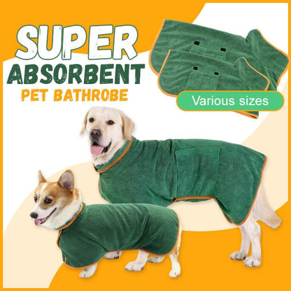 Peignoir Absorbant pour Chien en Microfibre - Papapattes
