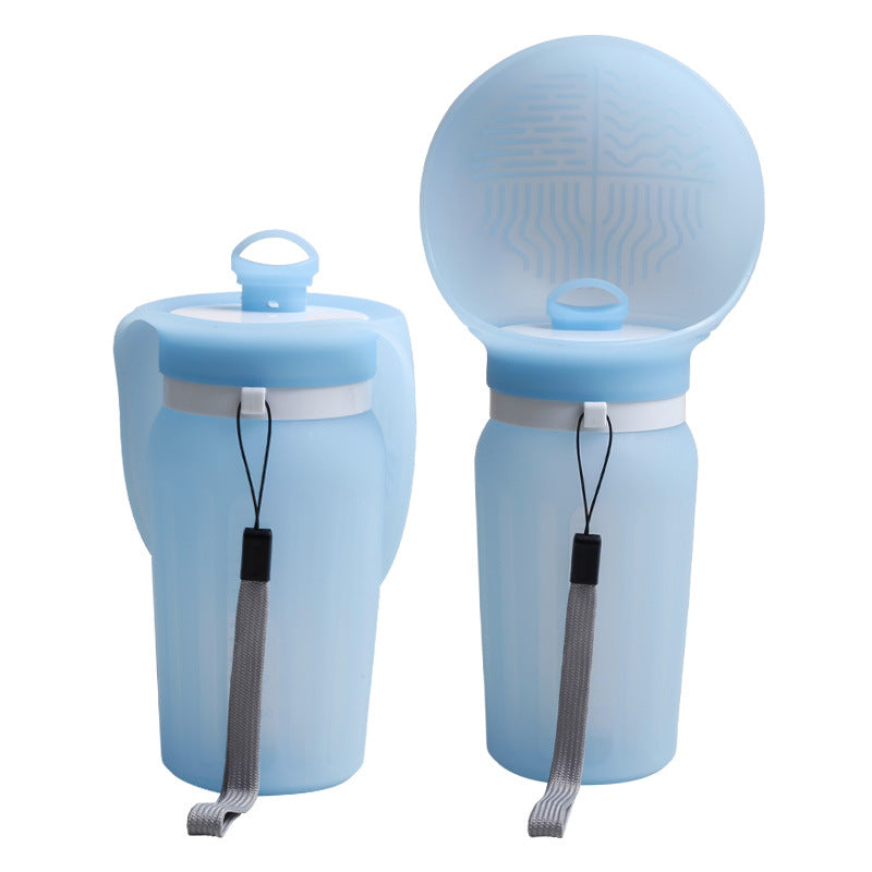 Gobelet en silicone pour chien, pratique et pliable