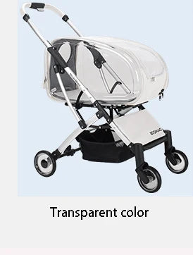 Chariot Pliable pour Chiens et Chats - Confort et Style