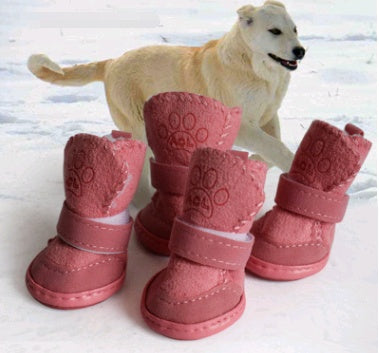 Bottes d'Hiver Velours pour Chien - Papapattes