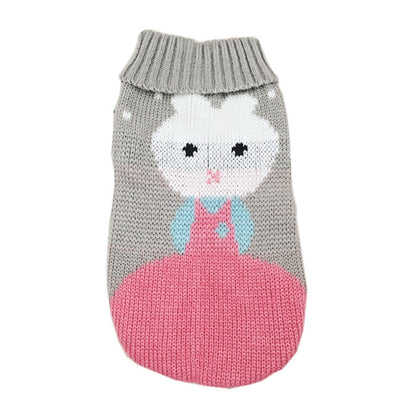 Pull en Tricot à Col Roulé Flocon de Neige - Papapattes